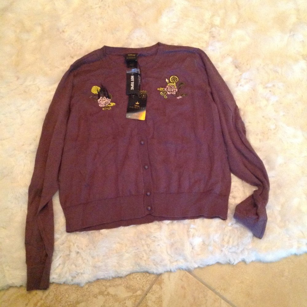 Hot Topic Disney Princess cardigan 1x New